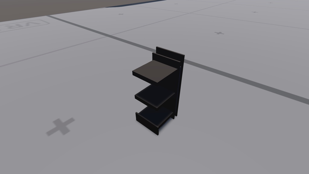 【商用可】ベッドサイドテーブル001(FBXファイル)(クリスタ素材)(VRC素材)