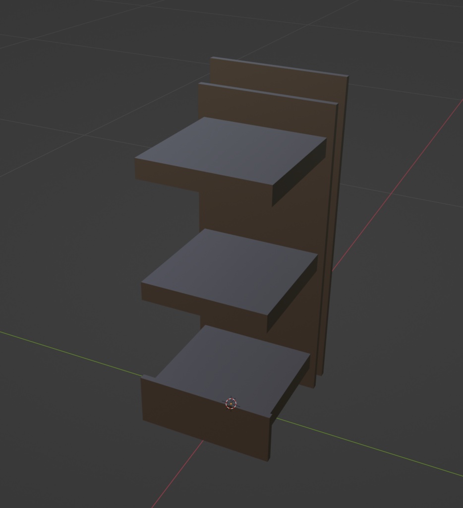 【商用可】ベッドサイドテーブル001(FBXファイル)(クリスタ素材)(VRC素材)
