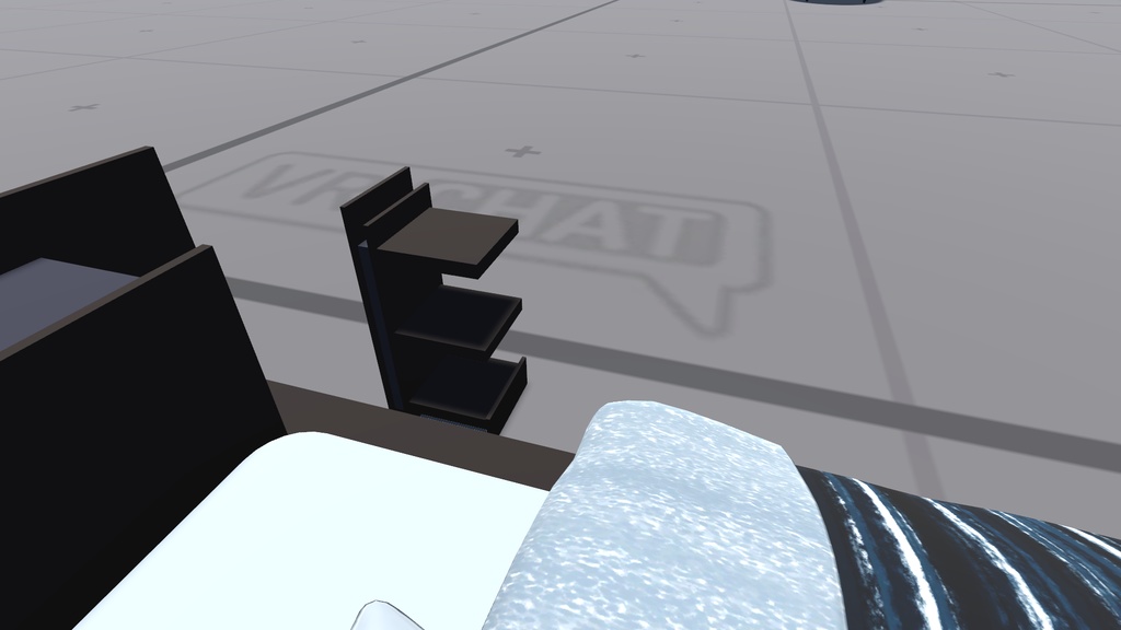 【商用可】ベッドサイドテーブル001(FBXファイル)(クリスタ素材)(VRC素材)