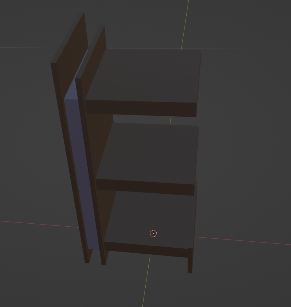 【商用可】ベッドサイドテーブル001(FBXファイル)(クリスタ素材)(VRC素材)