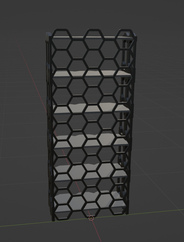 【商用可】棚001(FBXファイル)(クリスタ素材)(Unity素材)