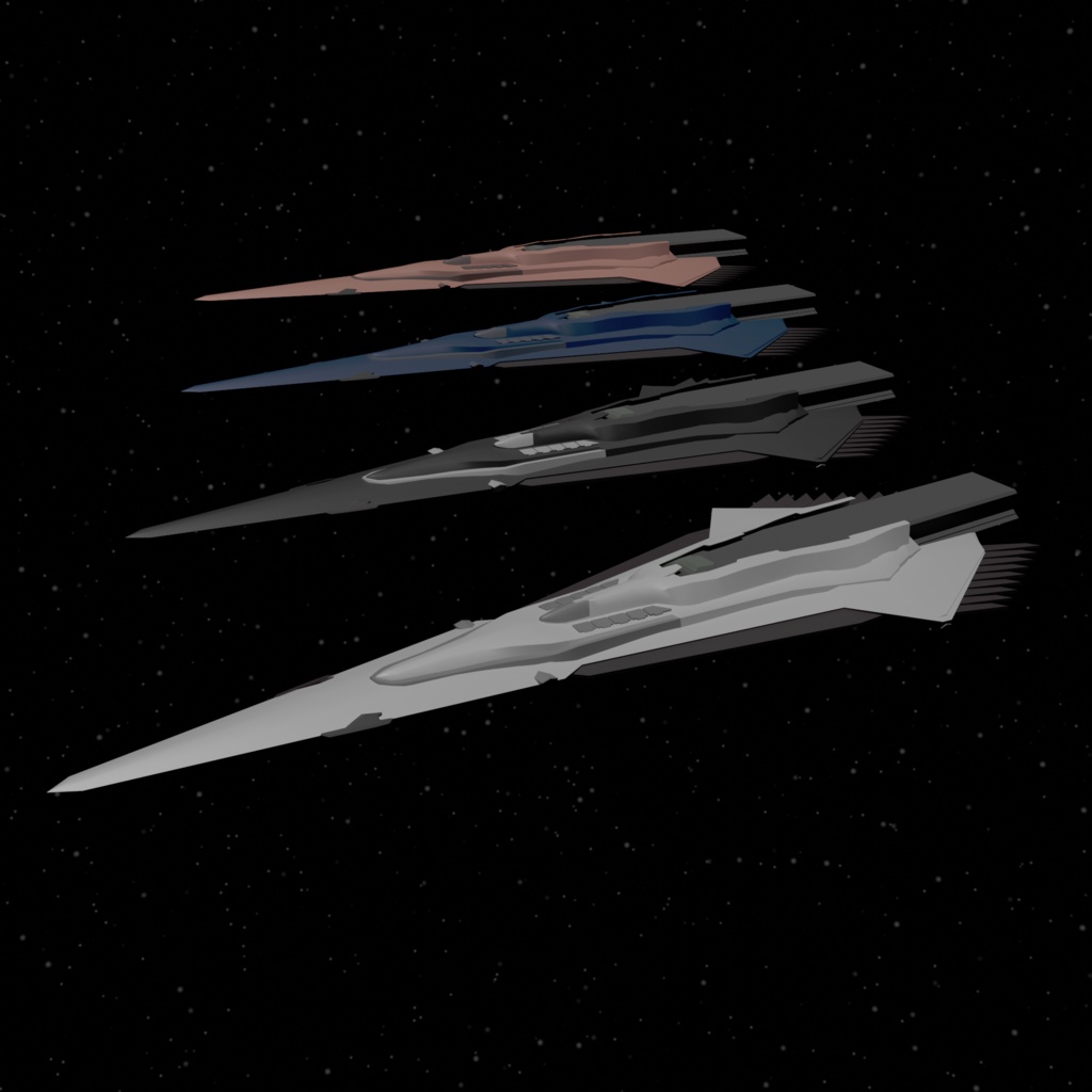 【商用可】ポラリス級多目的船 4隻セット