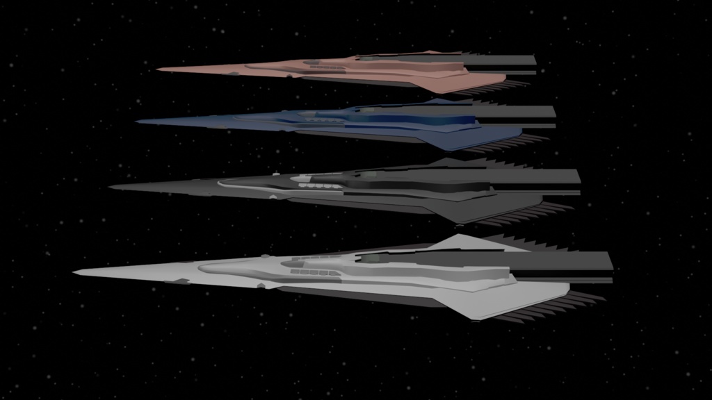 【商用可】ポラリス級多目的船 4隻セット