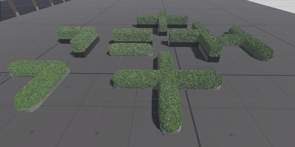 【商用可】植え込み2種各4パターン 合計8アイテム 【A改定】