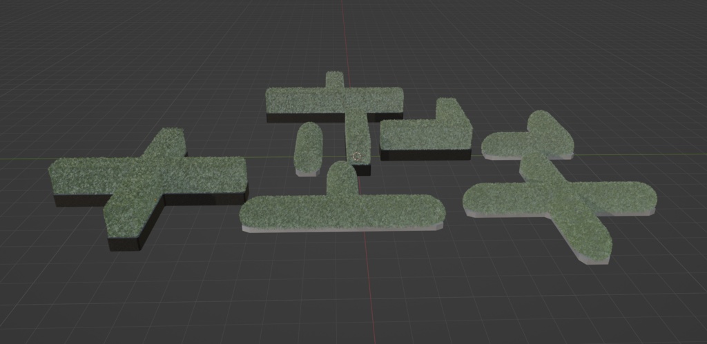 【商用可】植え込み2種各4パターン 合計8アイテム 【A改定】