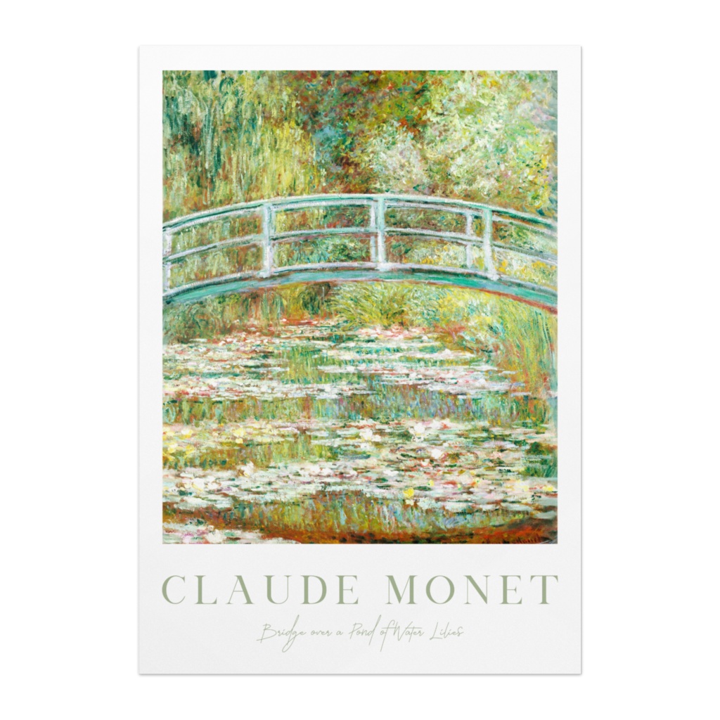 クロードモネ絵画「睡蓮の池」アートポスター|名画ポスター|おしゃれインテリア|壁掛け