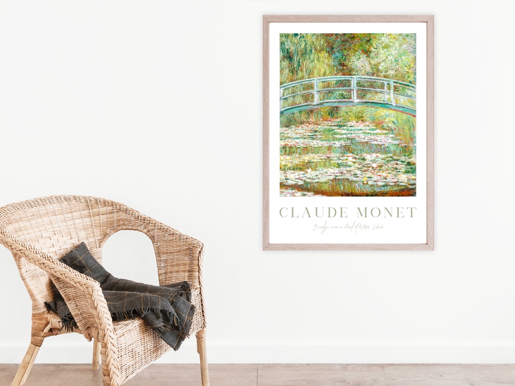 クロードモネ絵画「睡蓮の池」アートポスター|名画ポスター|おしゃれインテリア|壁掛け