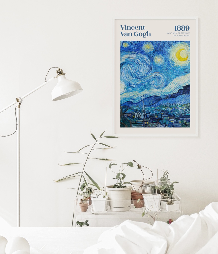 ゴッホ 星月夜 The Starry Night アートポスター インテリアアート 有名絵画ポスター