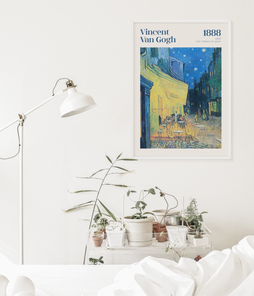 ゴッホ 夜のカフェテラス Cafe Terrace at Night アートポスター インテリアアート 有名絵画