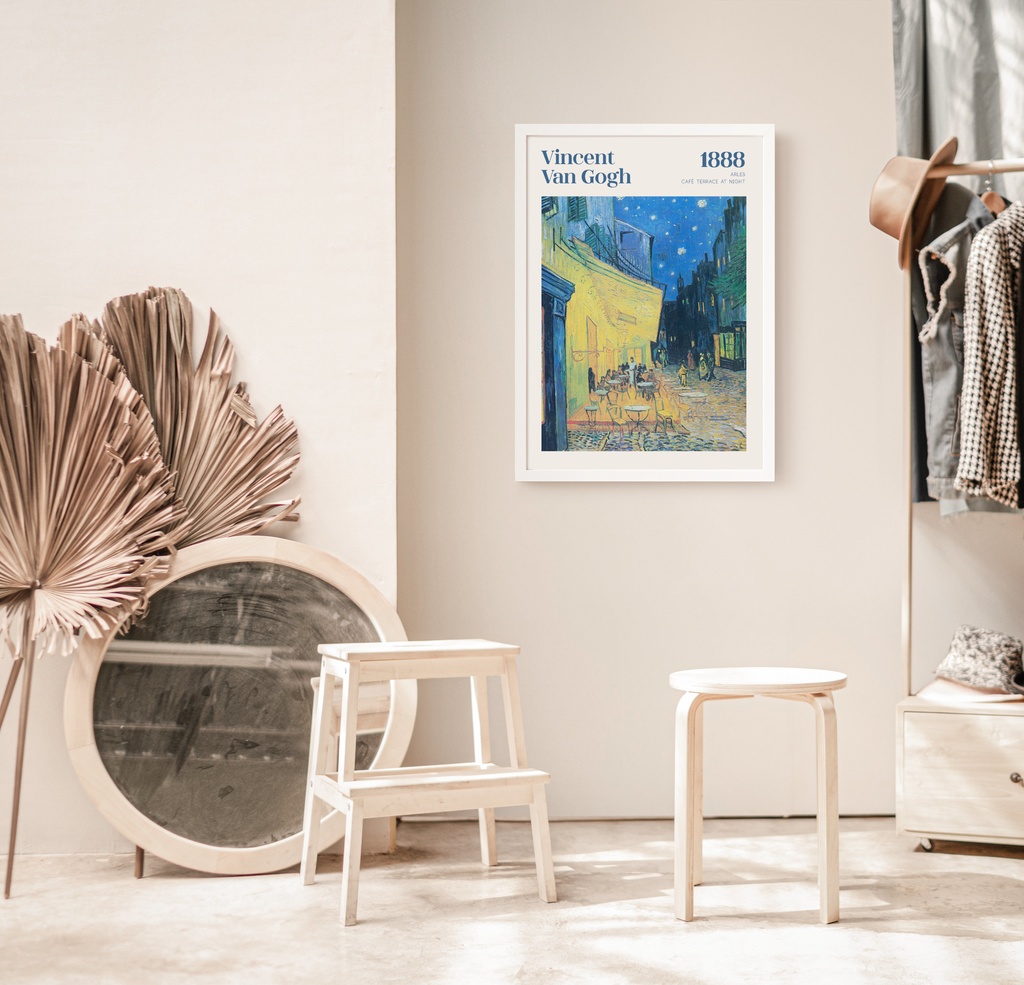 ゴッホ 夜のカフェテラス Cafe Terrace at Night アートポスター インテリアアート 有名絵画