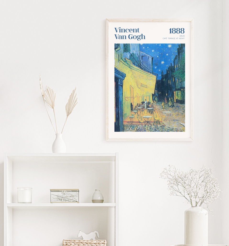 ゴッホ 夜のカフェテラス Cafe Terrace at Night アートポスター インテリアアート 有名絵画