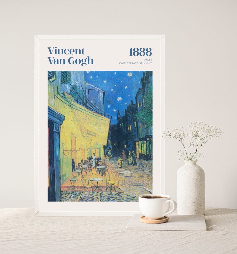 ゴッホ 夜のカフェテラス Cafe Terrace at Night アートポスター インテリアアート 有名絵画