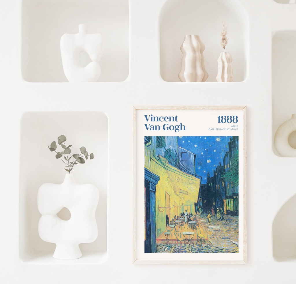 ゴッホ 夜のカフェテラス Cafe Terrace at Night アートポスター インテリアアート 有名絵画