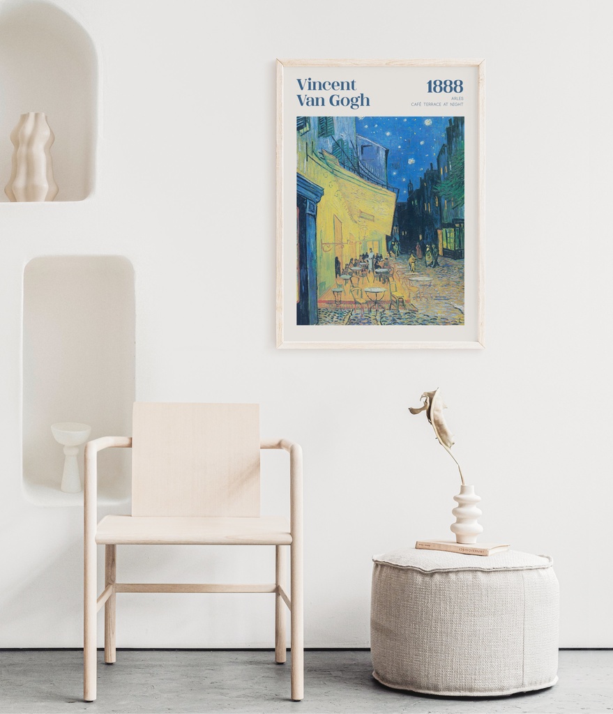 ゴッホ 夜のカフェテラス Cafe Terrace at Night アートポスター インテリアアート 有名絵画