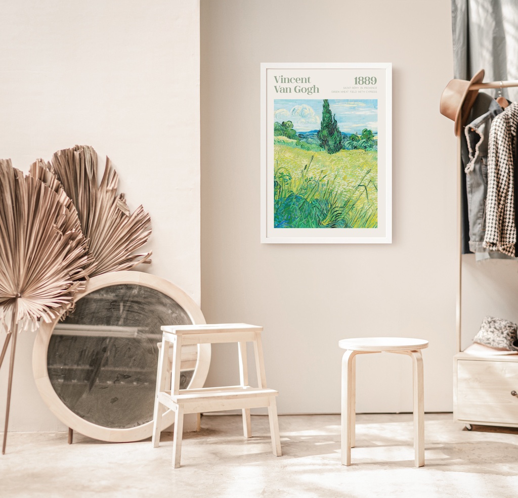 ゴッホ アートポスター インテリアアート 有名絵画 風景画 緑