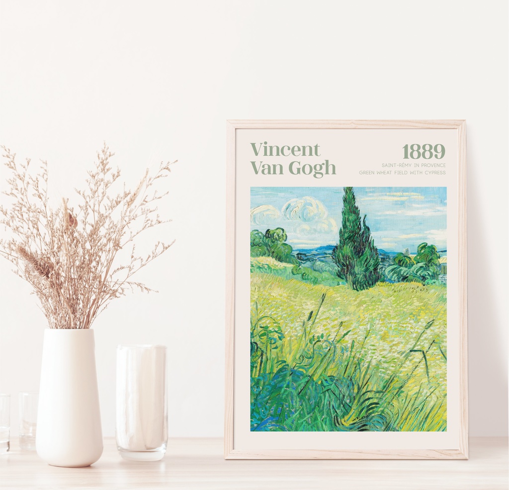 ゴッホ アートポスター インテリアアート 有名絵画 風景画 緑