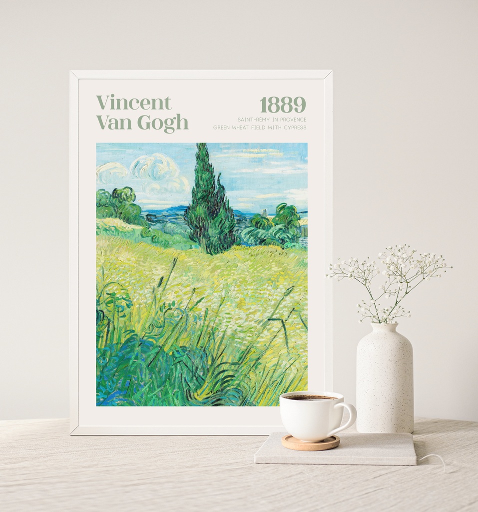 ゴッホ アートポスター インテリアアート 有名絵画 風景画 緑