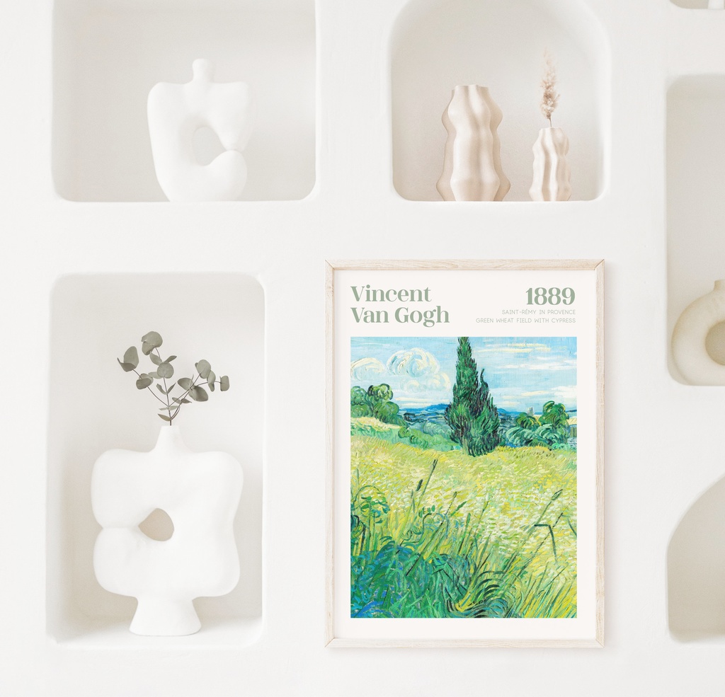 ゴッホ アートポスター インテリアアート 有名絵画 風景画 緑