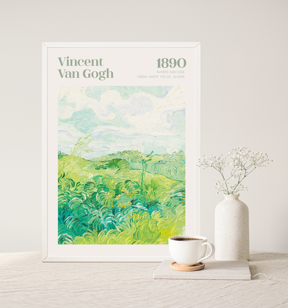 ゴッホ アートポスター インテリアアート 有名絵画 風景画 緑