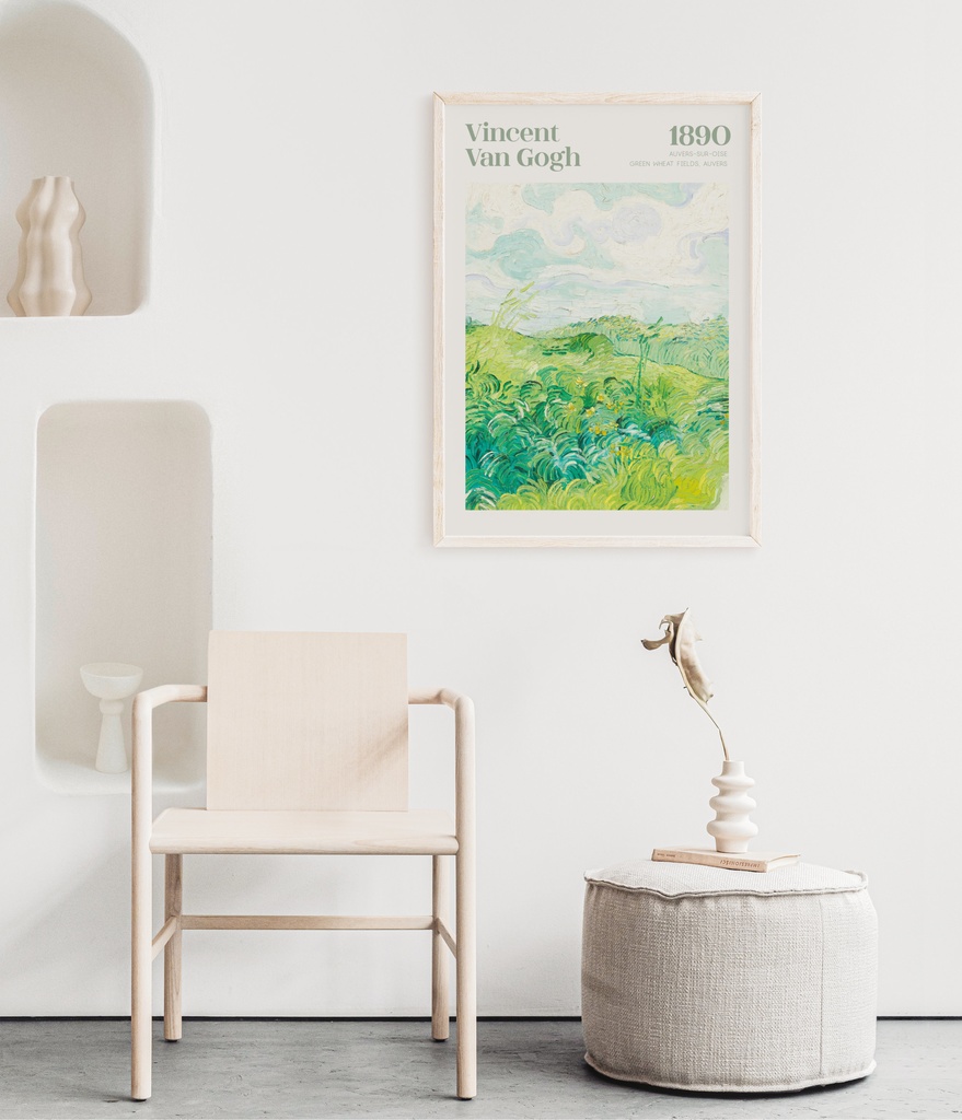 ゴッホ アートポスター インテリアアート 有名絵画 風景画 緑