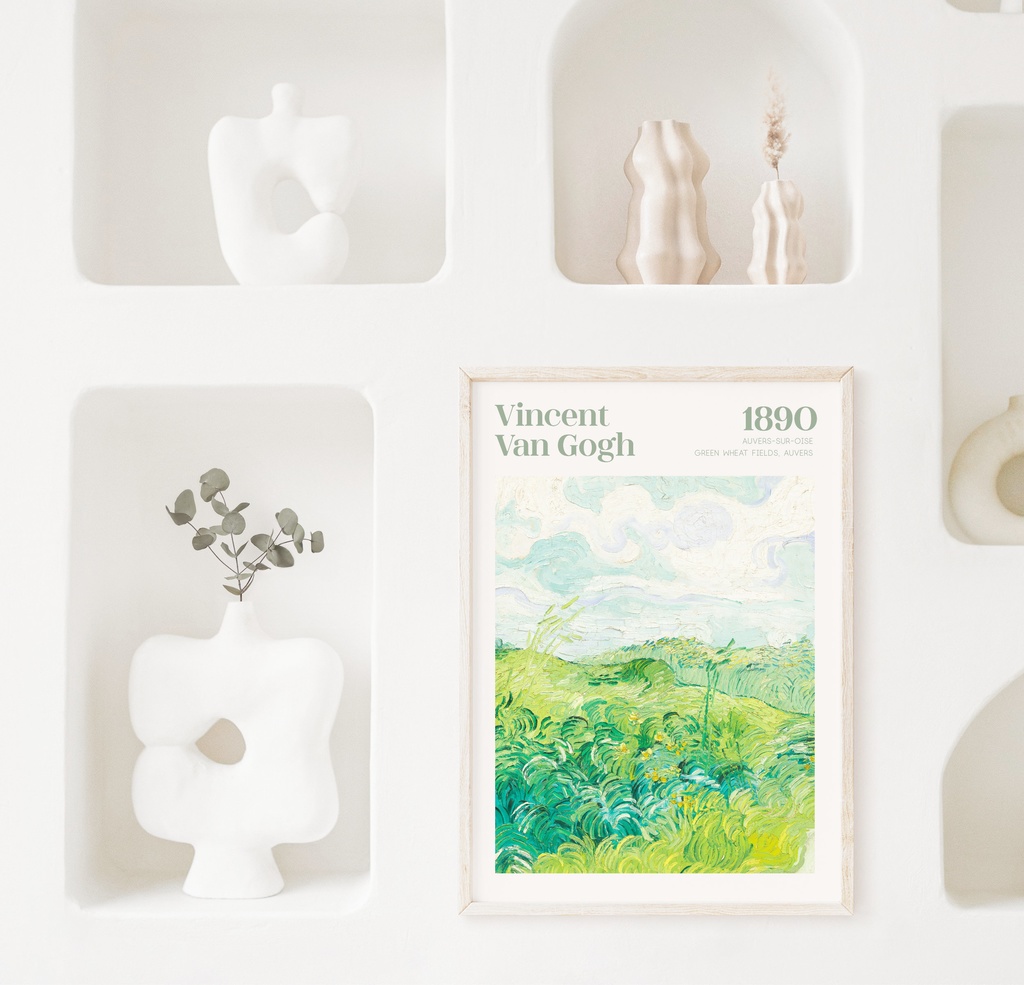 ゴッホ アートポスター インテリアアート 有名絵画 風景画 緑