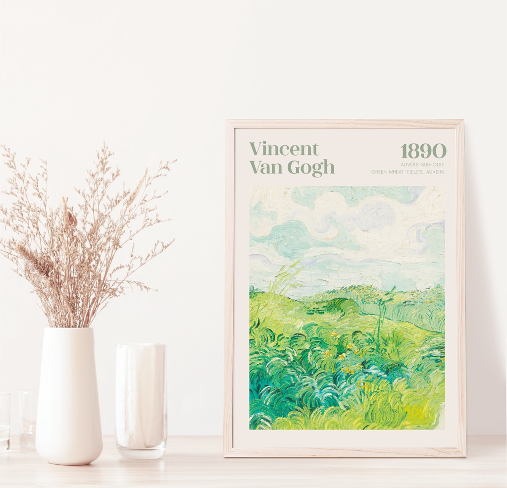 ゴッホ アートポスター インテリアアート 有名絵画 風景画 緑