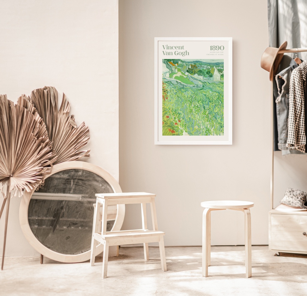 ゴッホ アートポスター インテリアアート 有名絵画 風景画 緑