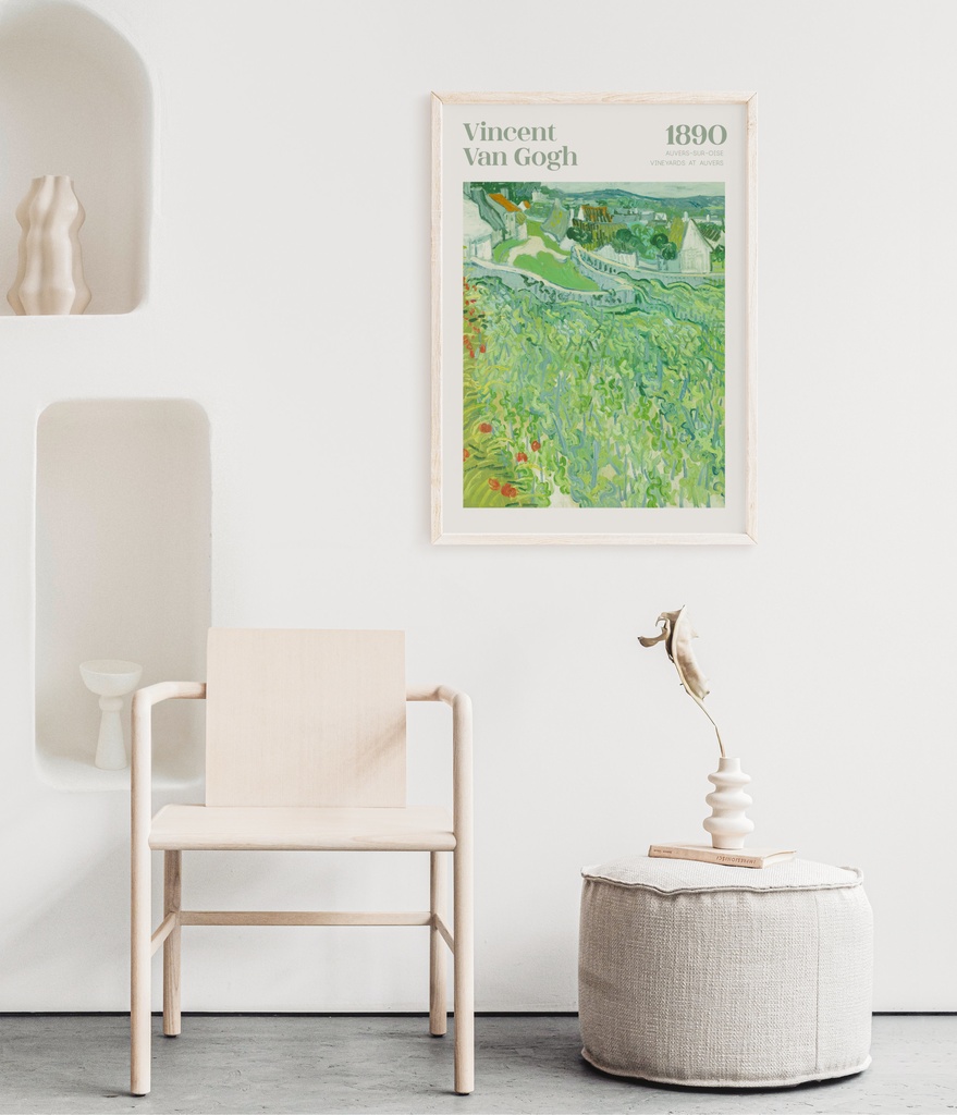 ゴッホ アートポスター インテリアアート 有名絵画 風景画 緑