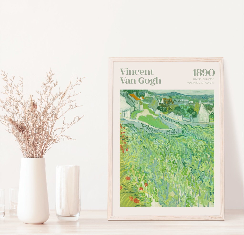 ゴッホ アートポスター インテリアアート 有名絵画 風景画 緑
