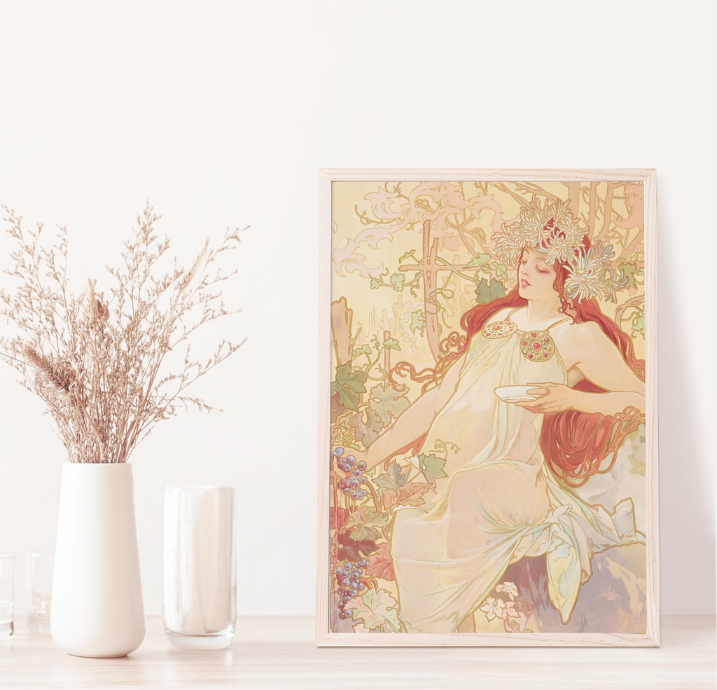 アルフォンス・ミュシャ アートポスター おしゃれポスター アンティーク