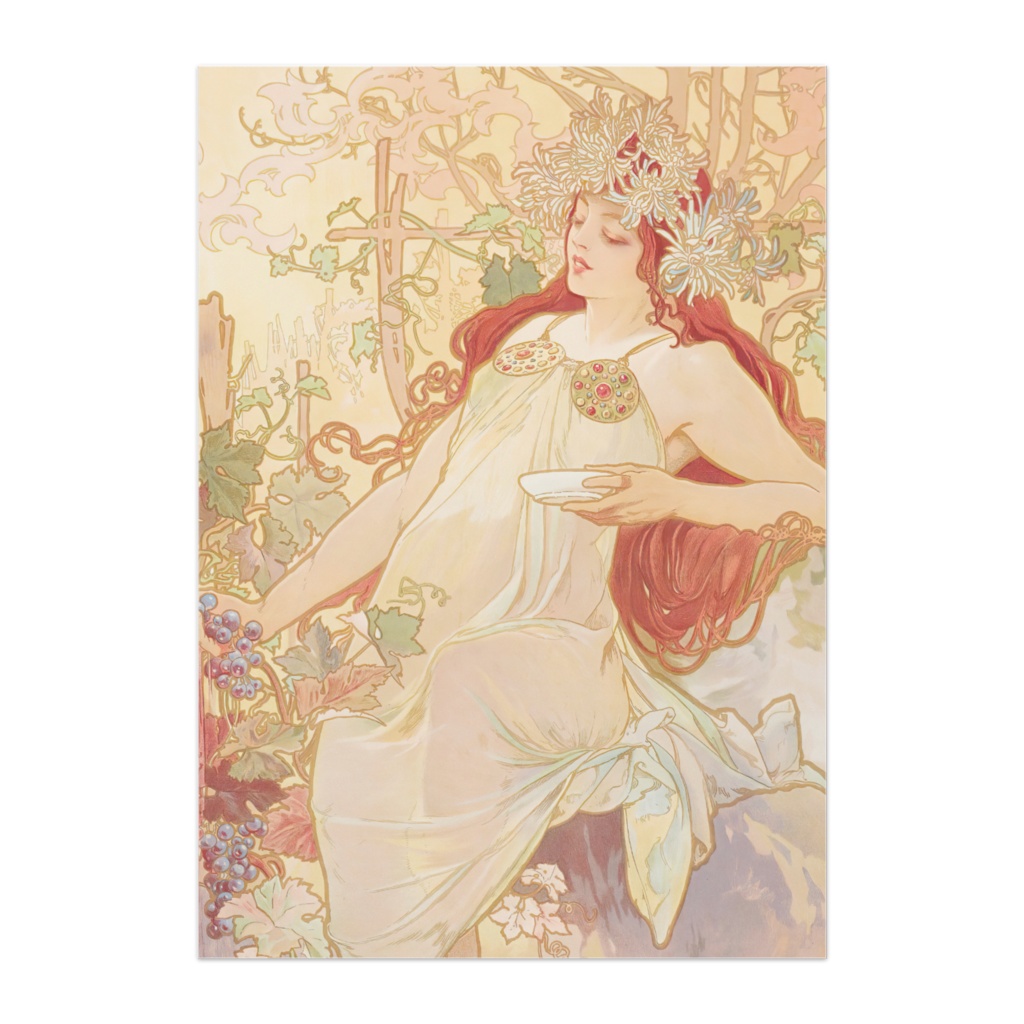 アルフォンス・ミュシャ アートポスター おしゃれポスター アンティーク