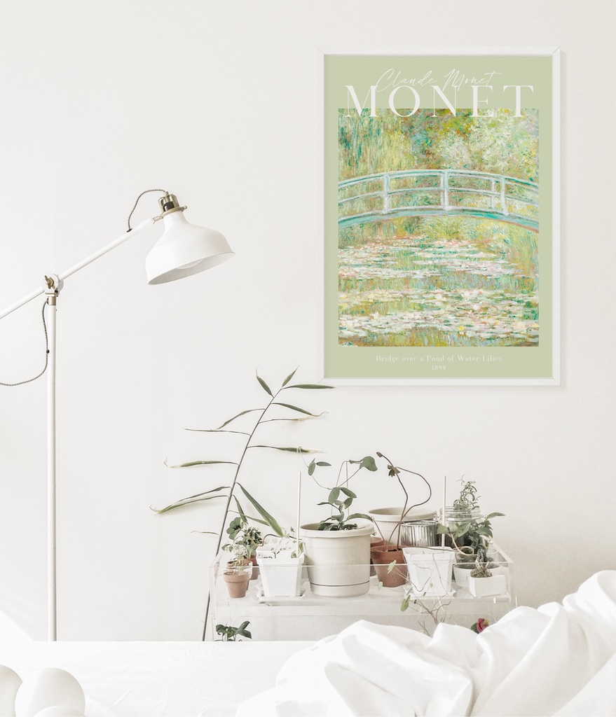 クロード・モネ「睡蓮の池に架かる橋」 |おしゃれポスター|海外ポスター|インテリアアート|風景画
