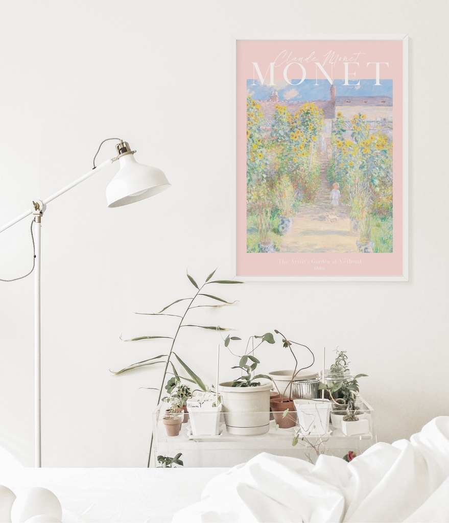 クロード・モネ「ヴェトゥイユのモネの庭」 |おしゃれポスター|海外ポスター|インテリアアート|風景画