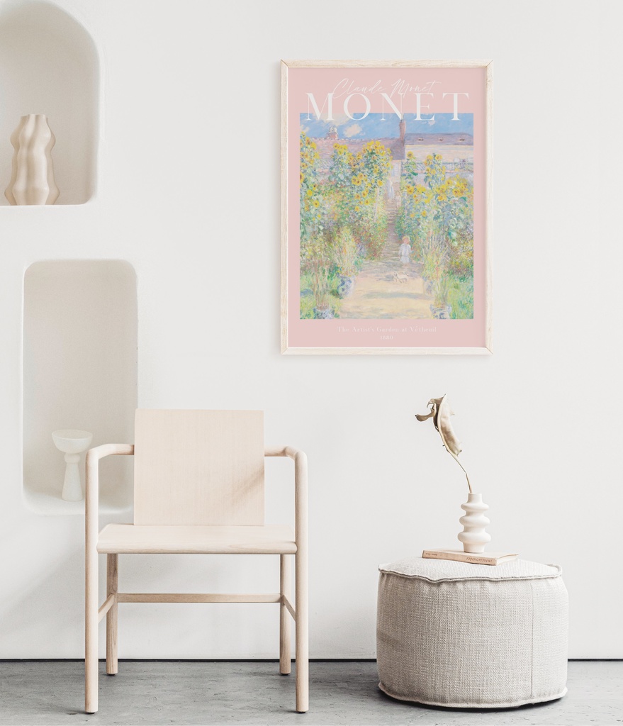 クロード・モネ「ヴェトゥイユのモネの庭」 |おしゃれポスター|海外ポスター|インテリアアート|風景画