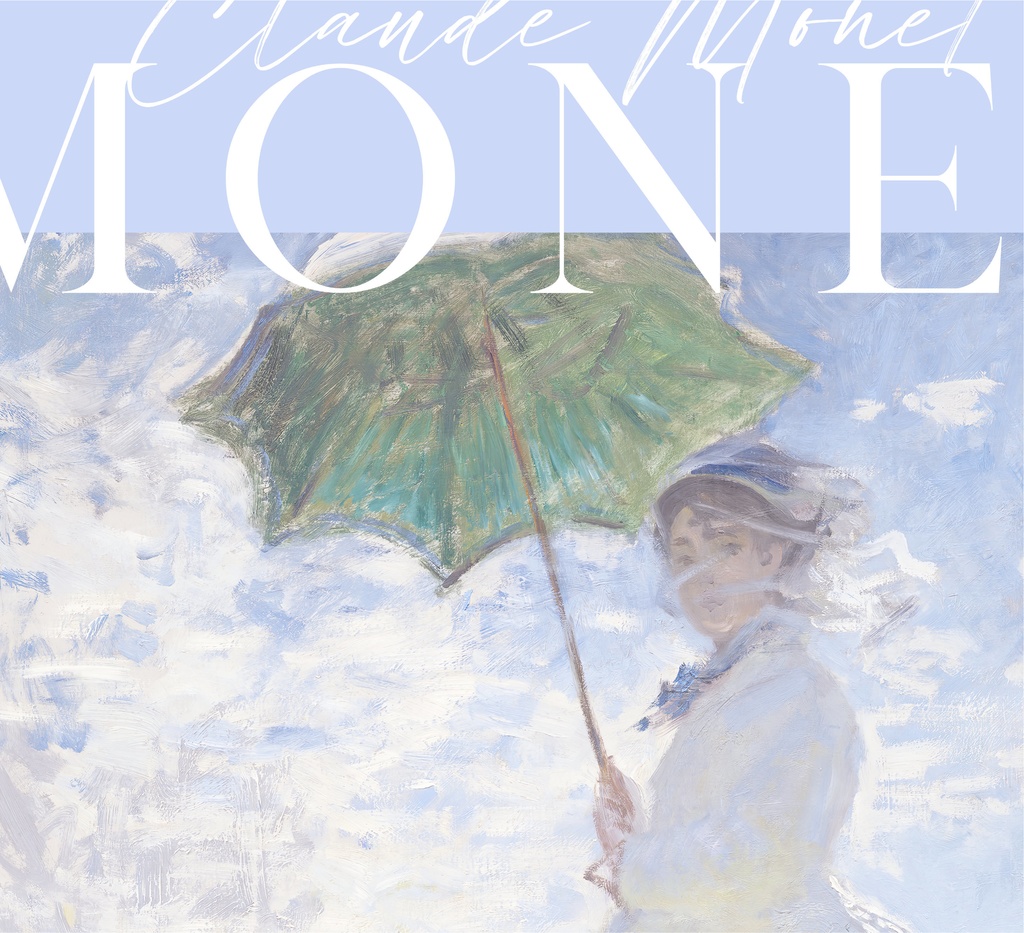 クロード・モネ「散歩、日傘をさす女性」 |おしゃれポスター|海外ポスター|インテリアアート|風景画