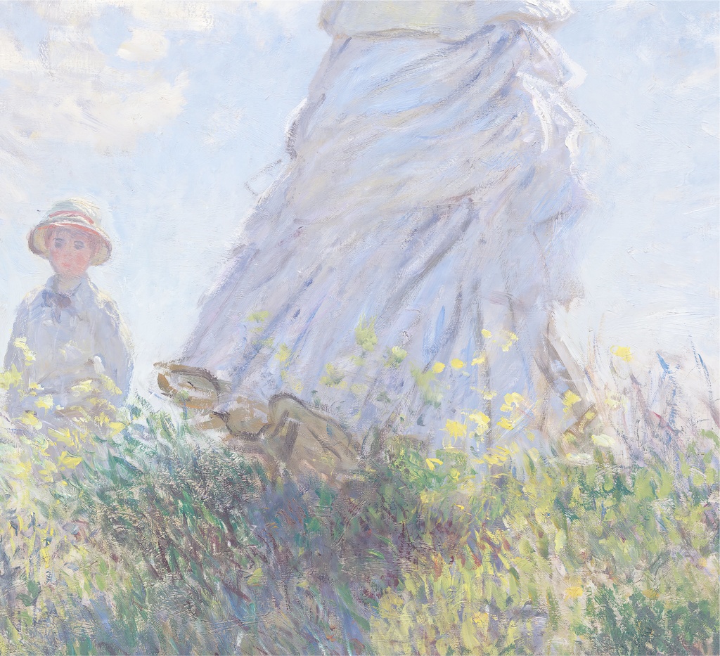 クロード・モネ「散歩、日傘をさす女性」 |おしゃれポスター|海外ポスター|インテリアアート|風景画