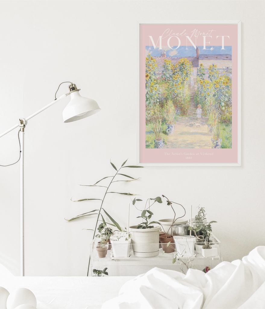 クロード・モネ「ヴェトゥイユのモネの庭」 |おしゃれポスター|海外ポスター|インテリアアート|風景画