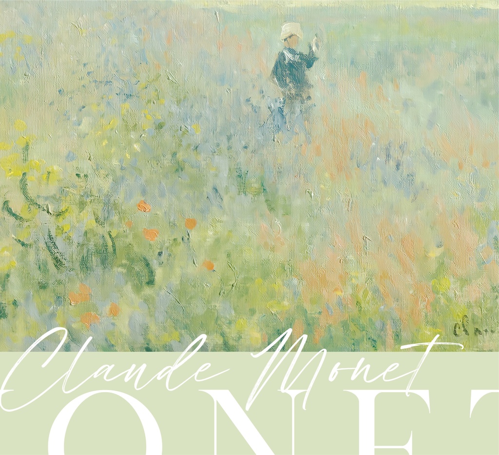 クロード・モネ "Poppy Fields near Argenteuil" アートポスター インテリアアート 有名絵画