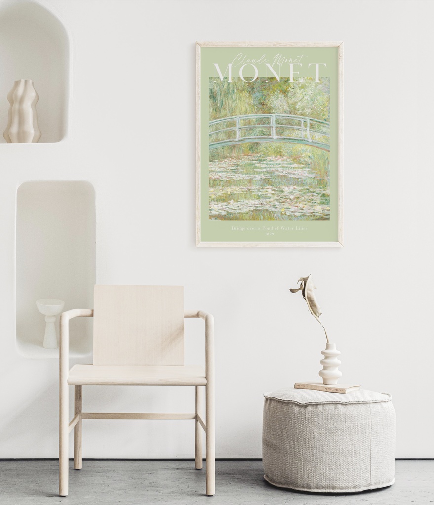 クロード・モネ「睡蓮の池に架かる橋」 |おしゃれポスター|海外ポスター|インテリアアート|風景画