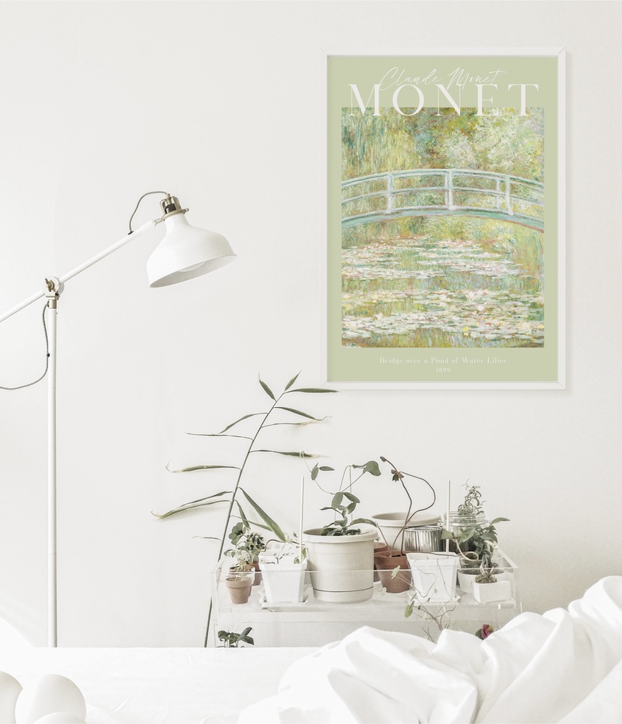 クロード・モネ「睡蓮の池に架かる橋」 |おしゃれポスター|海外ポスター|インテリアアート|風景画
