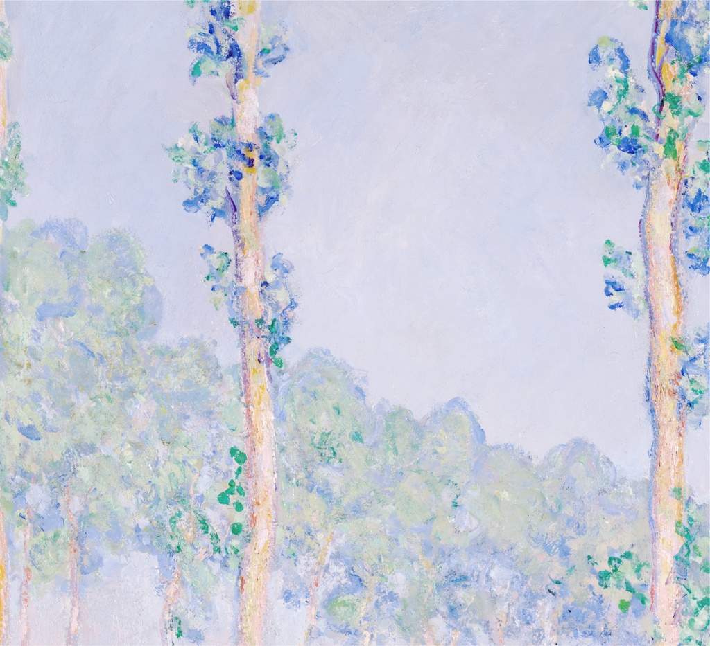 クロード・モネ "ポプラ" アートポスター インテリアアート 有名絵画