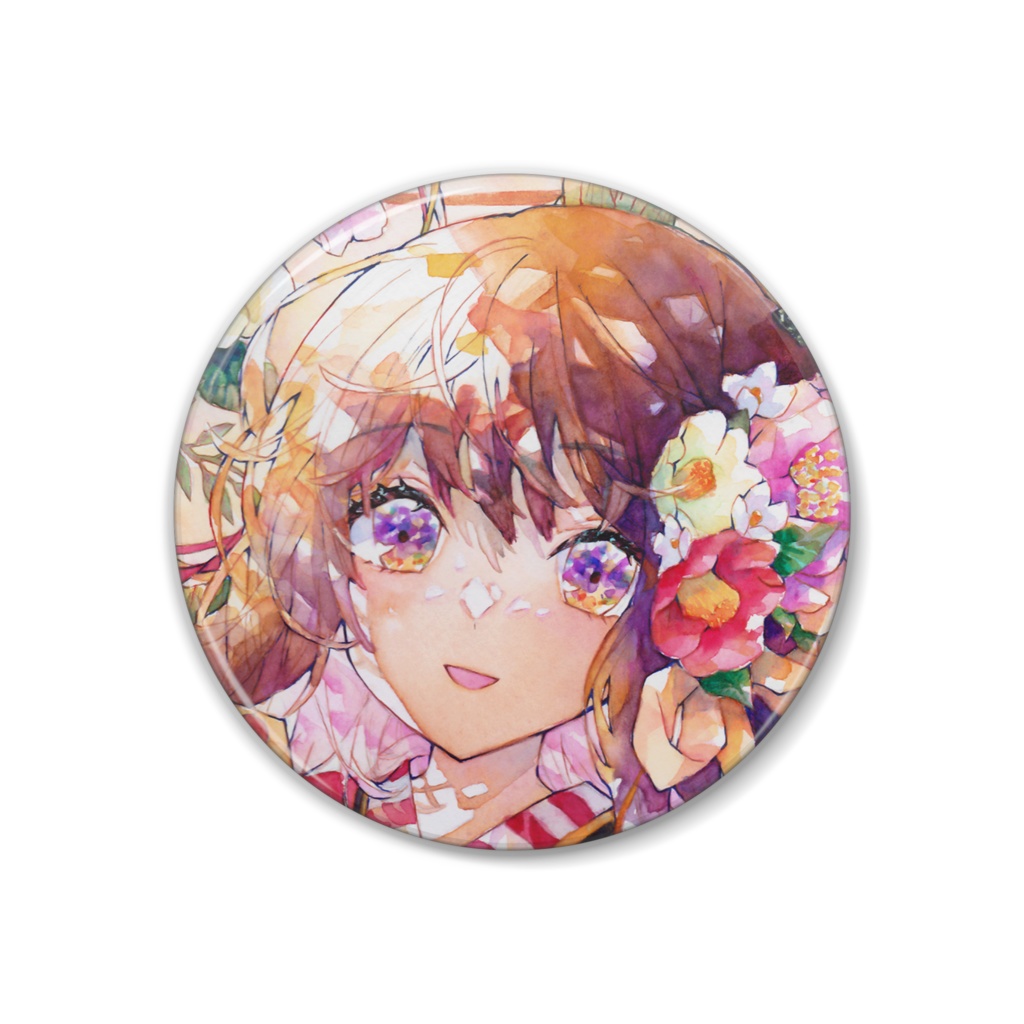 めでたい缶バッジ