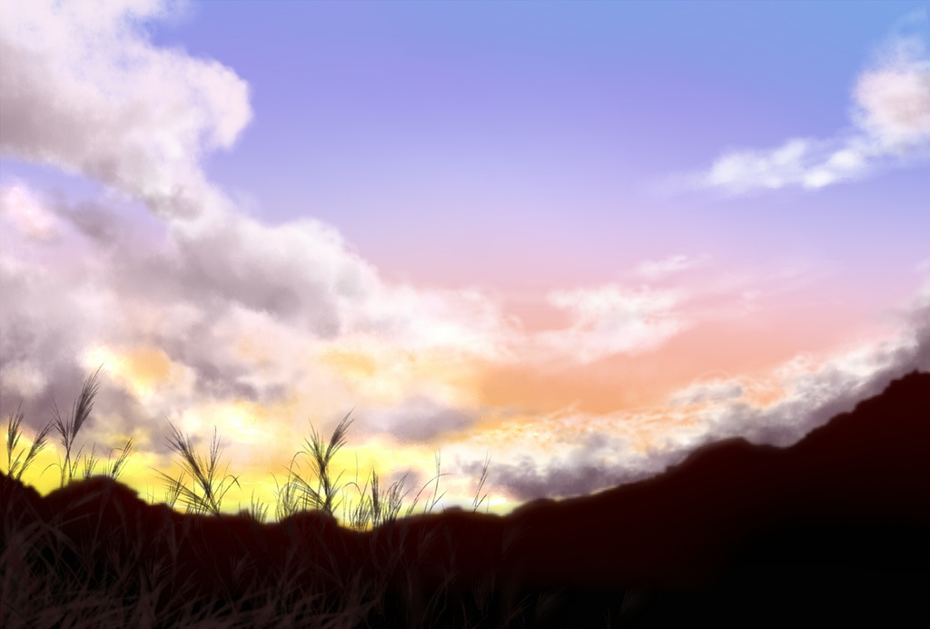 空の背景イラスト素材集