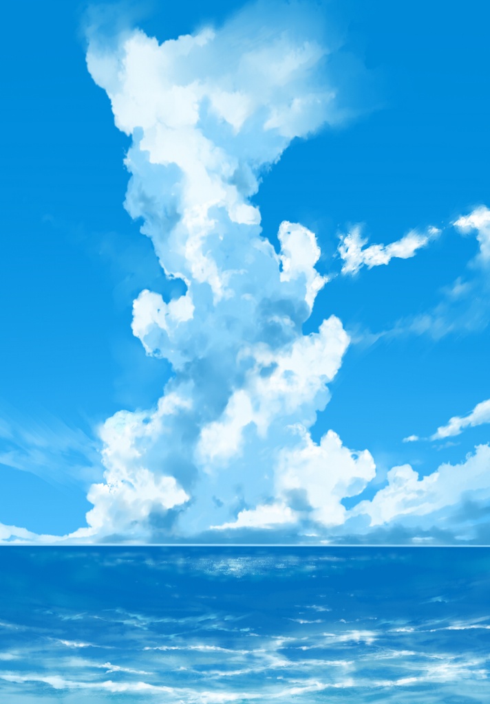 空の背景イラスト素材集