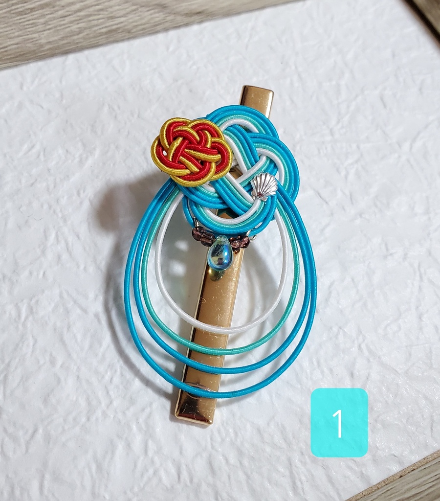 琉球宝刀組水引クリップ