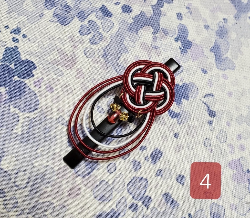 水引クリップ ~江水~