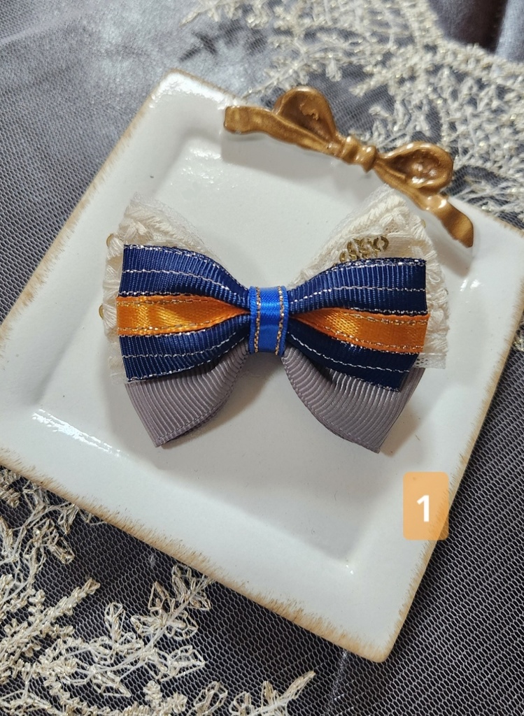 伯仲コンビ ミニリボンクリップ