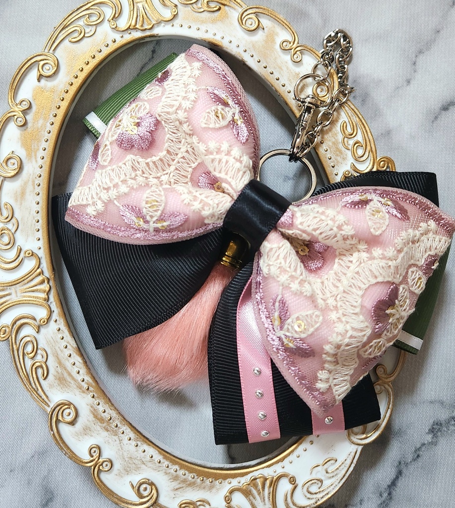 村雲江イメージ リボンバッグチャーム