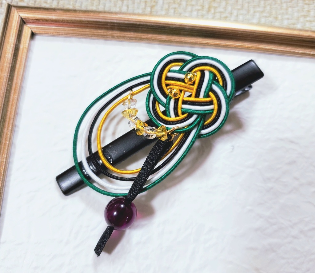 桑名江イメージ 水引クリップ