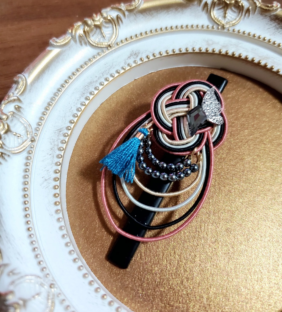 宗三左文字イメージ 水引クリップ